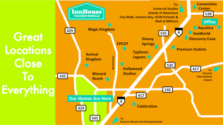 Best locations of Vacation homes near to Disney and attractions in Orlando